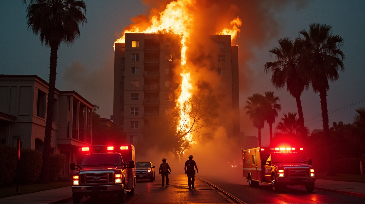 Traaginen Menetys Hollywoodissa: Nainen Meneehtyy Asuntopalon Seurauksena