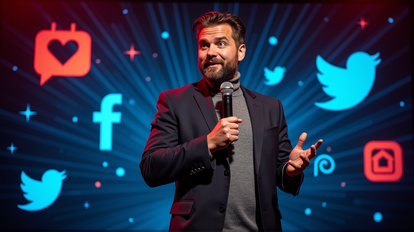 Jamie Kennedy ylistää sosiaalista mediaa ja podcasteja: Aito komedian uusi aikakausi