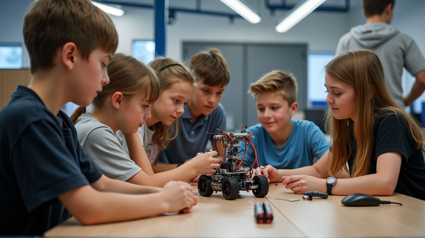 Tutustu Tulevaisuuteen: Build-A-Bot -kesäleiri herättää opiskelijoiden kiinnostuksen robotiikkaan