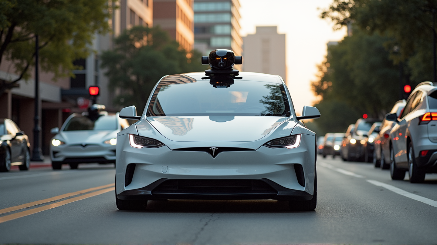 Elon Muskin futuristiset robotaksit kulkevat Austinin kaduilla