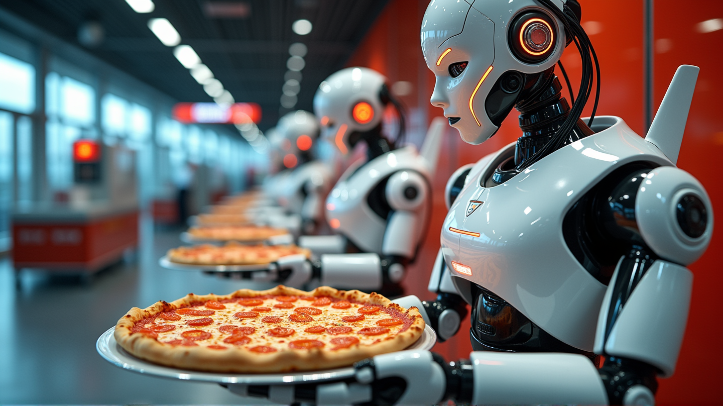 Donatos'n Robottivallankumous: Columbuksen Pizzeria, jota AI hallinnoi