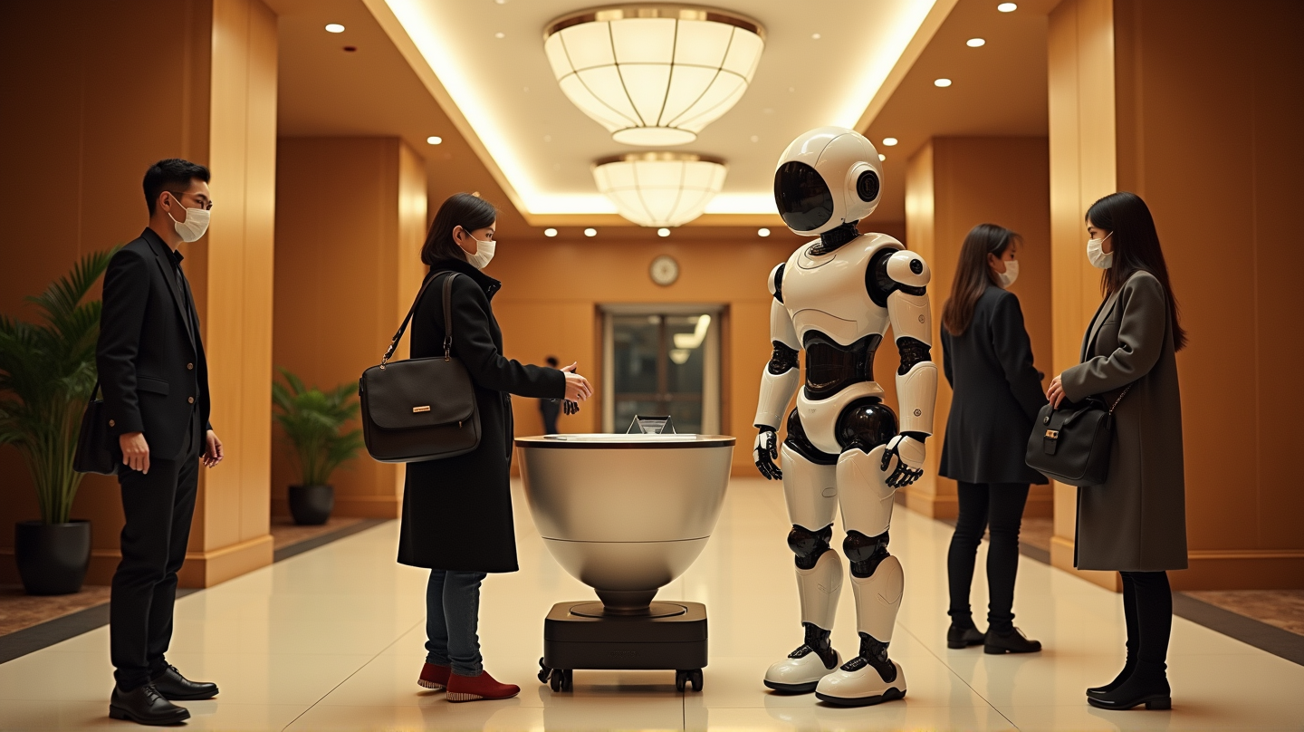 Tokion Hotelli Muuttaa Tieteiskuvituksen Todellisuudeksi: Robotit Korvaavat Henkilökunnan