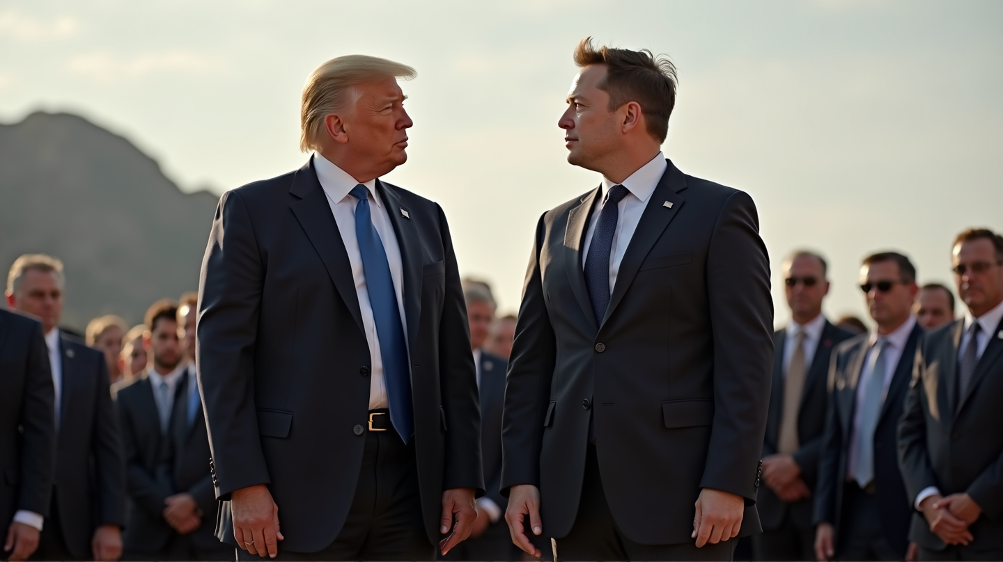 Yllättävä Kohtaaminen: Trump ja Musk Yhdistyvät Charlie Kirkin Muistotilaisuudessa