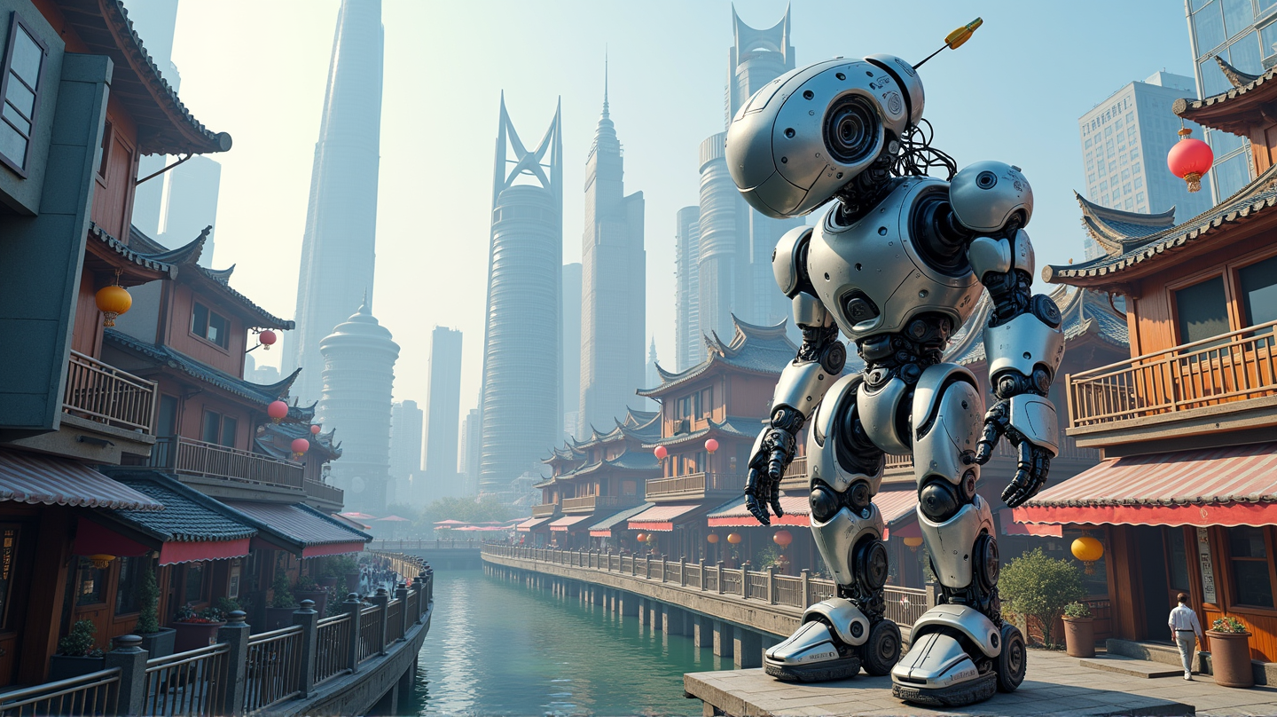 Robottikaupungin Jännittävä Esittely: Yli 100 Robottia Shanghain Inclusion Konferenssissa