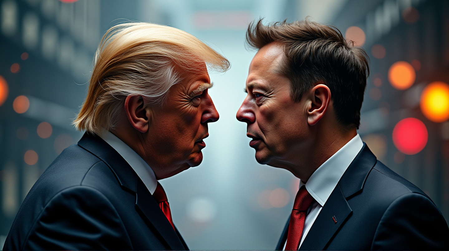 Keskeneräinen Saaga: Trump vs. Musk - Kahden Giantin Yhteenotto