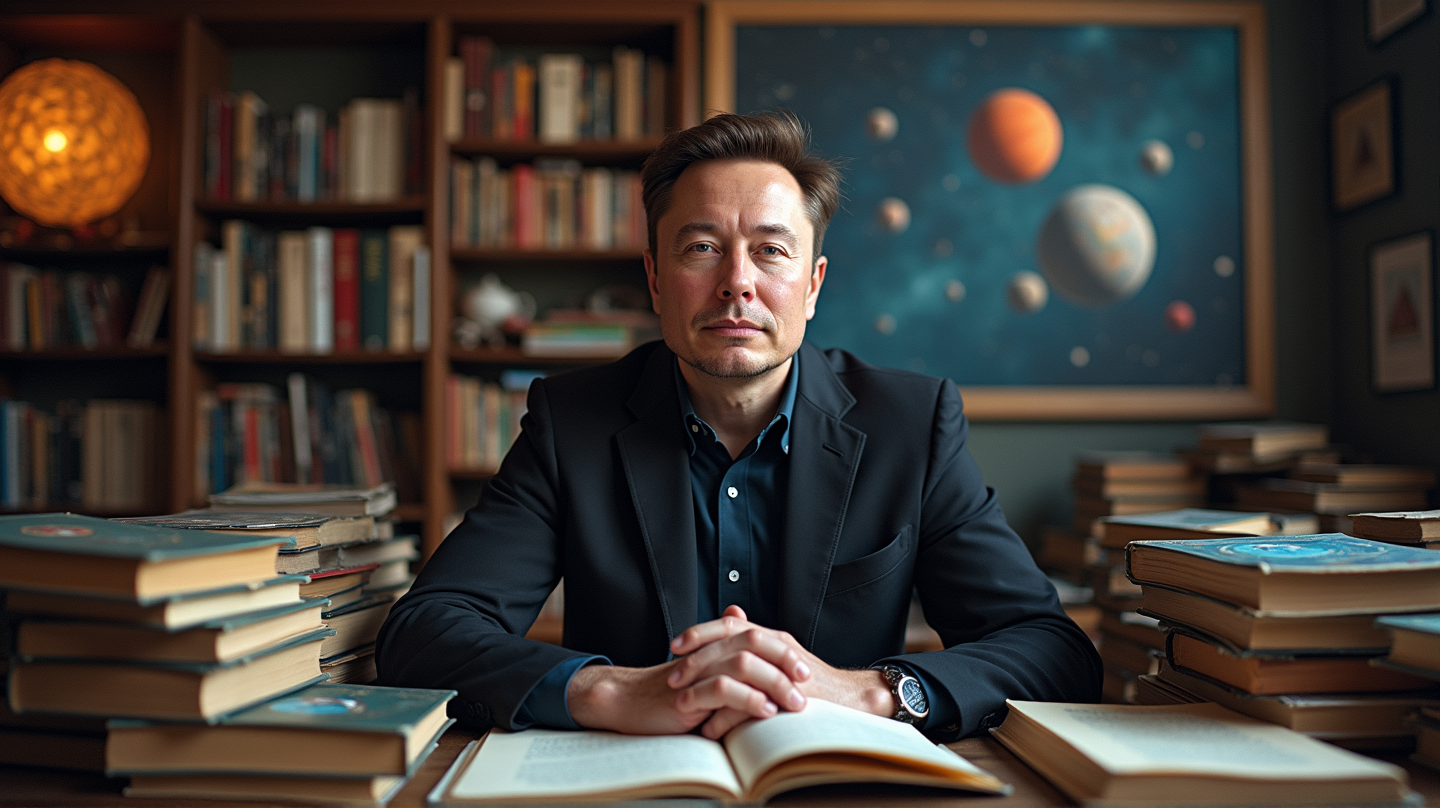 Elon Muskin universumi: Kirjat ja miljardöörit kohtaavat
