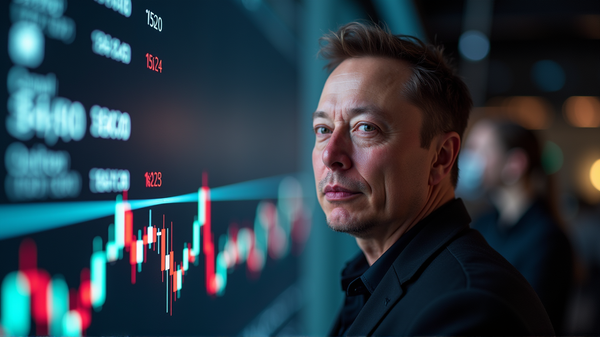 Elon Muskin järisyttävä nousu Teslan arvoon kryptovaluutan vetäytymisen keskellä