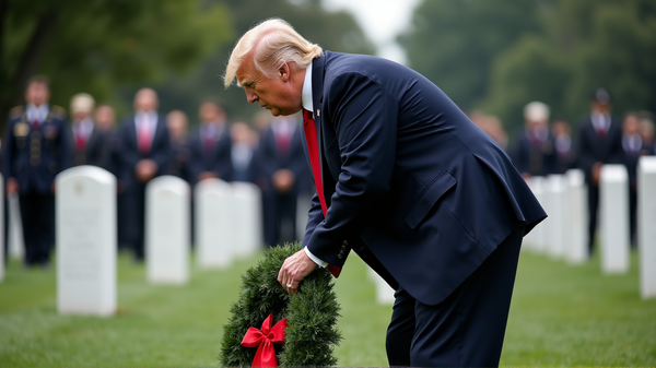 Trumpin vierailu Arlingtonissa: Muistopäivän juhlallisuudet poliittisen kuohunnan keskellä
