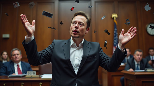 Elon Muskin ja Applen App Storen sääntöjen välinen oikeustaistelu