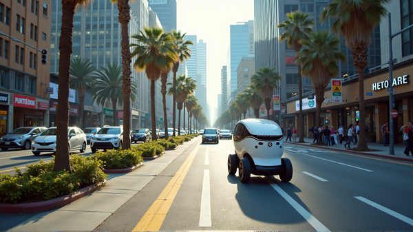 DoorDash mullistaa ruoan toimituksen Serve Roboticsin jalkakäytävien robottien avulla Los Angelesissa