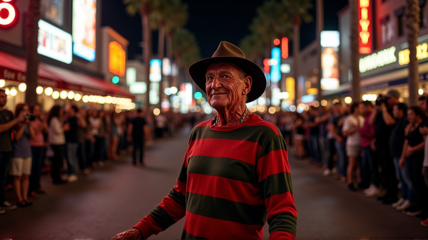 Freddy Kruegerin perintö elää: Robert Englund saa tähden Hollywoodiin Halloweenina