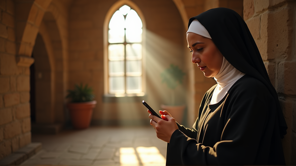 Tapaa Sisar Cristiana: Nunna, joka Pyhän Evangeliumin Avullala Valtavaan Sosiaalisen Median Seuraajakuntaan