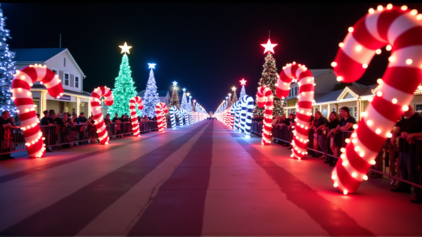 Liitytä Taikaan: Candy Cane -paraati Valaisee Hollywood Beachin